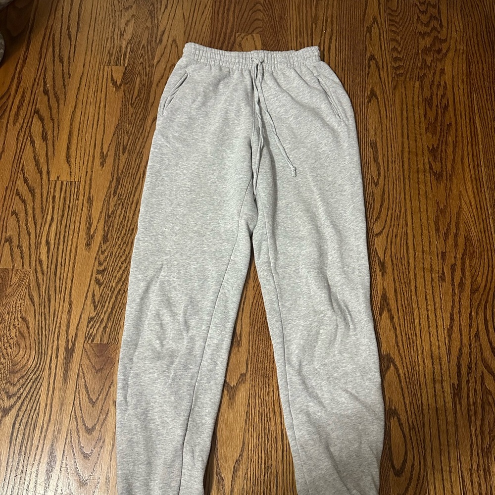 Grey sweatpants